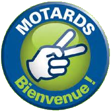 Logo bienvenue motards